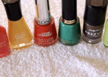 Uñas Decoradas – Manchitas con Colores Otoñales