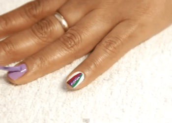 Uñas Decoradas | Triangulos de Colores | Casayfamiliatv