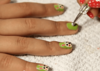 Uñas Decoradas para las Niñas de Conejitos