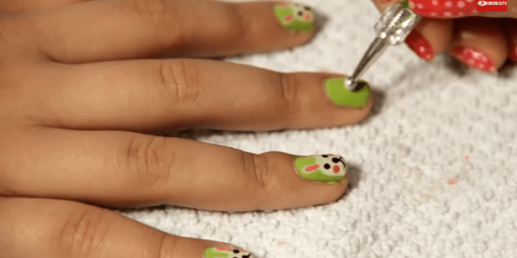 Uñas Decoradas para las Niñas de Conejitos
