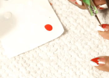 Uñas Decoradas | Manicure Frances con Corazones