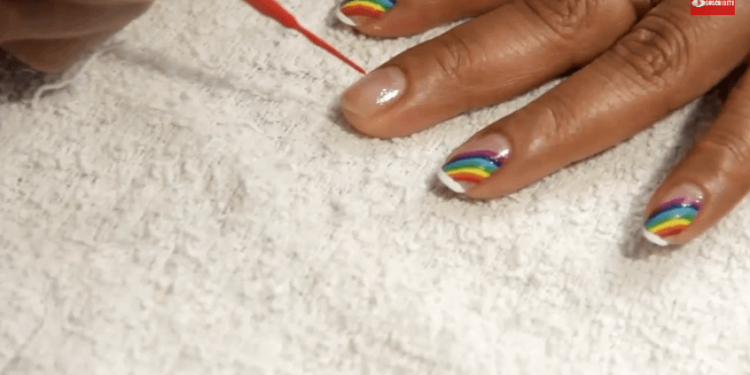 Uñas Decoradas | Arcoiris | Casayfamiliatv