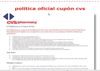 Informacion acerca de la Poliza de CVS