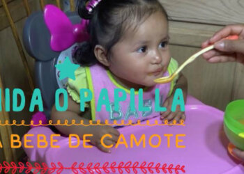 Comida o Papilla para Bebe de Camote / Casayfamiliatv