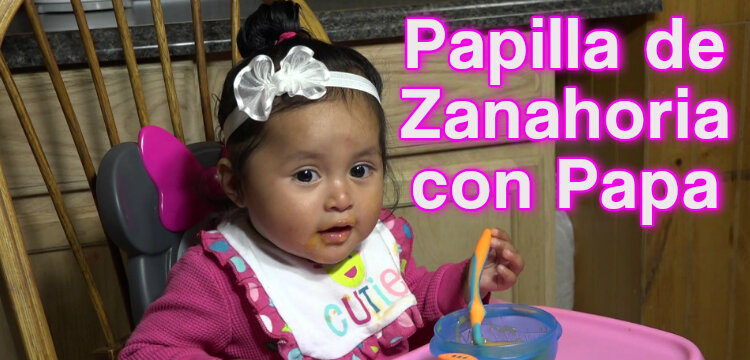 Papilla de Zanahoria con Papa / Comida para Bebe / Casayfamiliatv