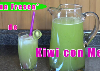 Agua Fresca de Kiwi con Melon / Receta Deliciosa / Casayfamiliatv