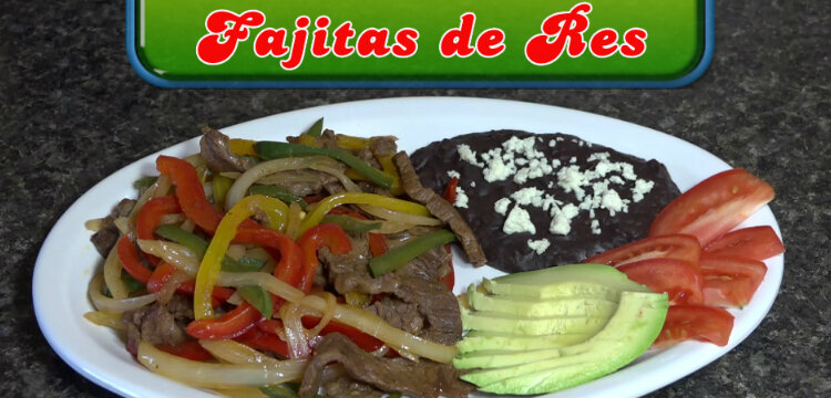 Fajitas de Res / Comida Mexicana / Casayfamiliatv