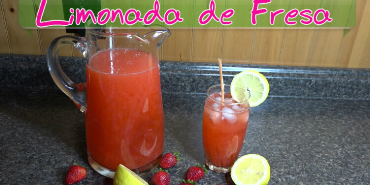 Limonada de Fresa / Agua Fresca / Casayfamiliatv