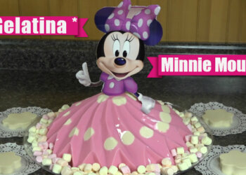 Gelatina de Minnie Mouse / De Yogurt y Tres Leches  / Casayfamiliatv
