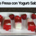 Paletas de Fresa con Yogurt Sabor a Coco / Ice Pops / Casayfamiliatv