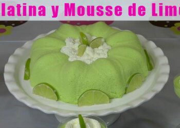 Postre 2 en 1 / Gelatina y Mousse de Limón / Casayfamiliatv