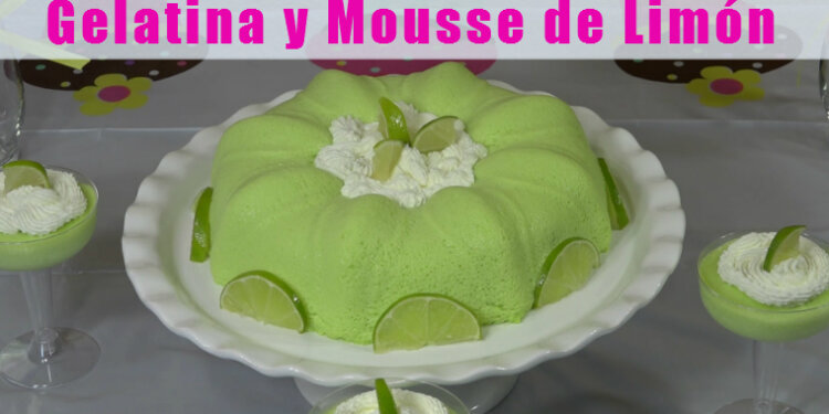 Postre 2 en 1 / Gelatina y Mousse de Limón / Casayfamiliatv