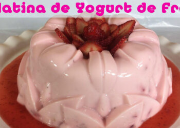 Gelatina de Yogurt de Fresa / Receta Facil / Casayfamiliatv