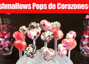 Paletas de Bombones de Corazones | Marshmallows Pops de Corazones | Casayfamiliatv