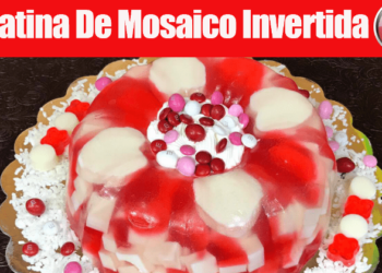 Gelatina de Mosaico Invertida-con Corazones de Fresa y Coco | Casayfamiliatv