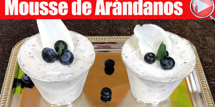 Mousse de Arándanos – En Vasitos | Postre Facil y Delicioso | Casayfamiliatv