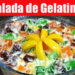Postre – Ensalada de Gelatina con Yogurt Sabor Durazno
