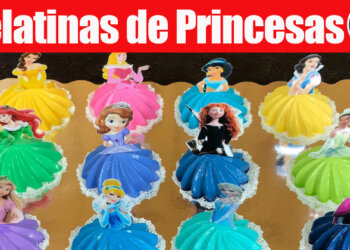 Gelatinas de Princesas Disney Individuales