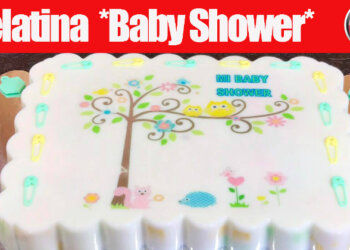 Gelatina de Baby Shower con Transfer para Niño/Niña