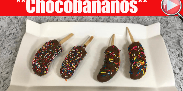 Deliciosos Chocobananos - Receta Facil - Recetas en Casayfamiliatv Deliciosos Chocobananos – Receta Facil