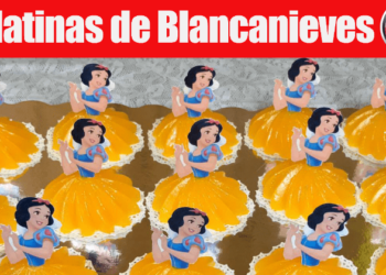 Gelatinas de Princesa Blancanieves Individuales – Para las Niñas