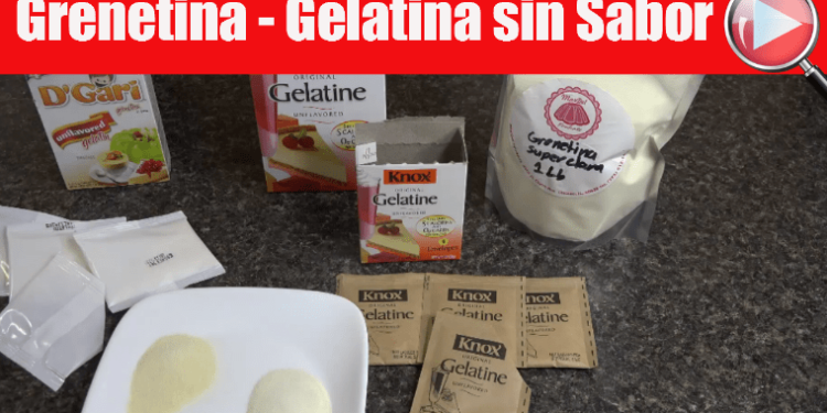 Grenetina – Gelatina sin Sabor