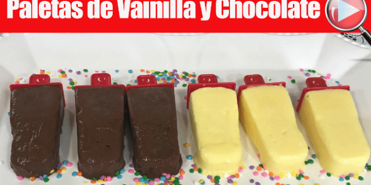 Paletas de Pudding de Vainilla y de Chocolate - Paletas Congeladas - Recetas en Casayfamiliatv Paletas de Pudding de Vainilla y de Chocolate – Paletas Congeladas