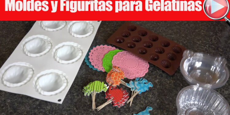 Moldes y Figuritas para Gelatinas – Mantelitos de Silicona