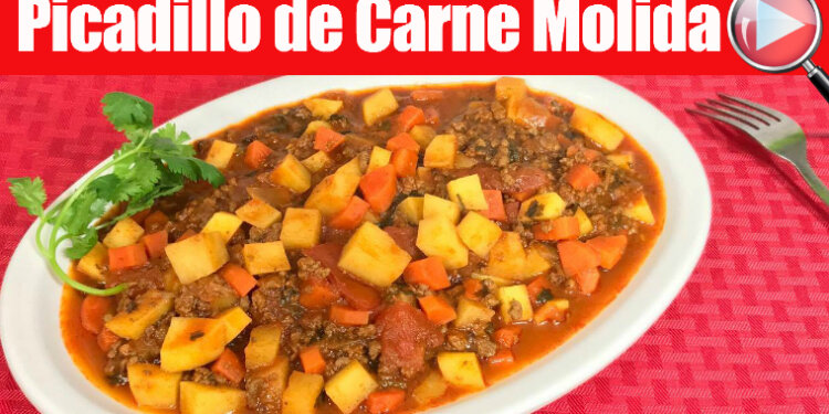 Picadillo de Carne Molida - Receta Facil y Delicioso - Recetas en Casayfamiliatv Picadillo de Carne Molida – Receta Facil y Delicioso