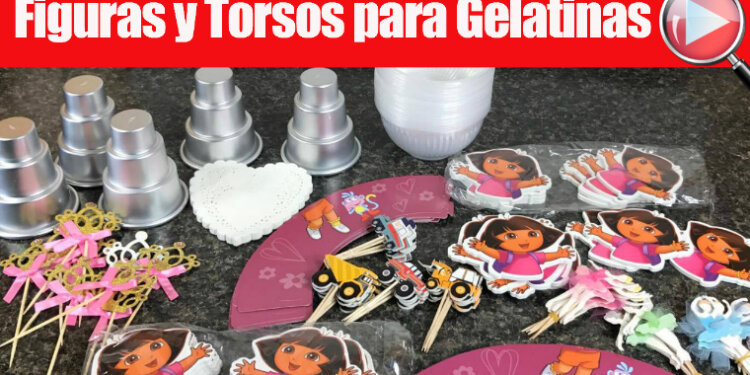 Compra de Moldes, Figuras y Torsos para Gelatinas – Cupcakes
