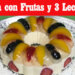 Gelatina Cristalina con Frutas y 3 Leches - Recetas en Casayfamiliatv Gelatina Cristalina con Frutas y 3 Leches