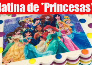 Gelatina con Transfer de Princesas – Para Cumpleaños de Niñas