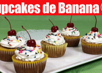 Cupcakes de Banana Split – Recetas en Casayfamiliatv