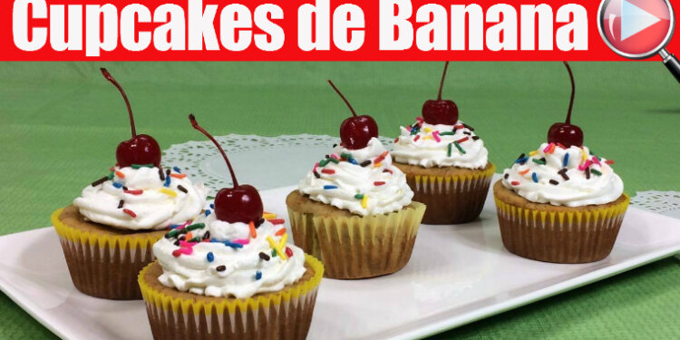 Cupcakes de Banana Split - Recetas en Casayfamiliatv - Recetas en Casayfamiliatv Cupcakes de Banana Split – Recetas en Casayfamiliatv