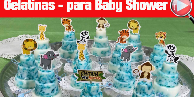 Gelatinas Individuales para un Baby Shower de Niño - Recetas en Casayfamiliatv - Recetas en Casayfamiliatv Gelatinas Individuales para un Baby Shower de Niño – Recetas en Casayfamiliatv