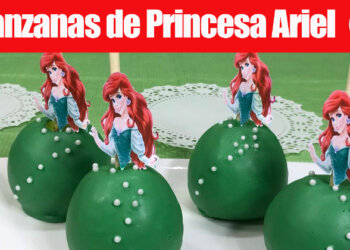 Manzanas de Princesa Ariel – Manzanas Cubiertas de Chocolate – Recetas en Casayfamiliatv