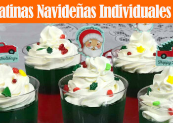 Gelatinas Navideñas Individuales – Postre Navideño – Recetas en Casayfamiliatv