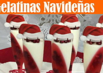 Gelatinas Navideñas de Yogurt con Granada – Postre Navideño – Recetas en Casayfamiliatv