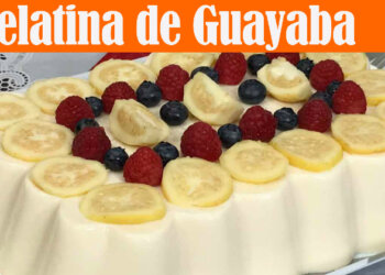 Gelatina de Yogurt de Guayaba y Tres Leches