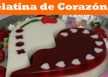 Gelatina en Forma de CORAZÓN con Sabor a COCO y CEREZA – RECETA para el DÍA del AMOR, y toda OCASIÓN