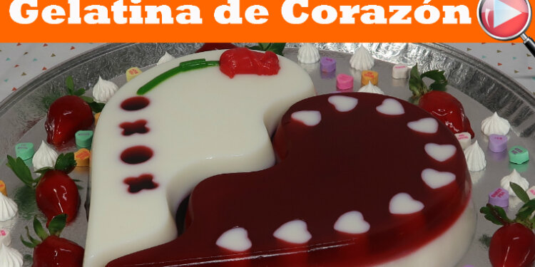 Gelatina en Forma de CORAZÓN con Sabor a COCO y CEREZA – RECETA para el DÍA del AMOR, y toda OCASIÓN - Recetas en Casayfamiliatv Gelatina en Forma de CORAZÓN con Sabor a COCO y CEREZA – RECETA para el DÍA del AMOR, y toda OCASIÓN