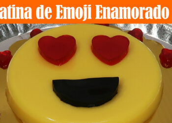 POSTRE de GELATINA en Forma de EMOJI ENAMORADO 💛 – Receta para el DÍA del AMOR y la AMISTAD