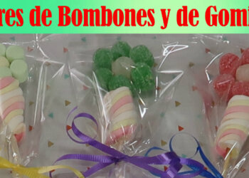 Flores de Bombones y de Gomitas – Ideas para Fiestas Infantiles – Casayfamiliatv