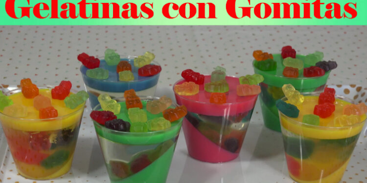 Gelatinas con Gomitas - Para Fiestas Infantiles - Recetas en Casayfamiliatv - Recetas en Casayfamiliatv Gelatinas con Gomitas – Para Fiestas Infantiles – Recetas en Casayfamiliatv