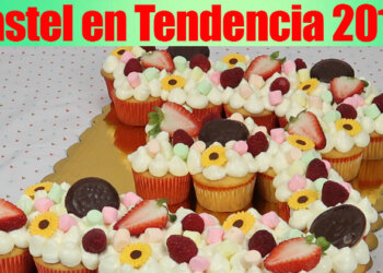 Pastel en Tendencia 2018 de Números con Cupcakes – Recetas en Casayfamiliatv