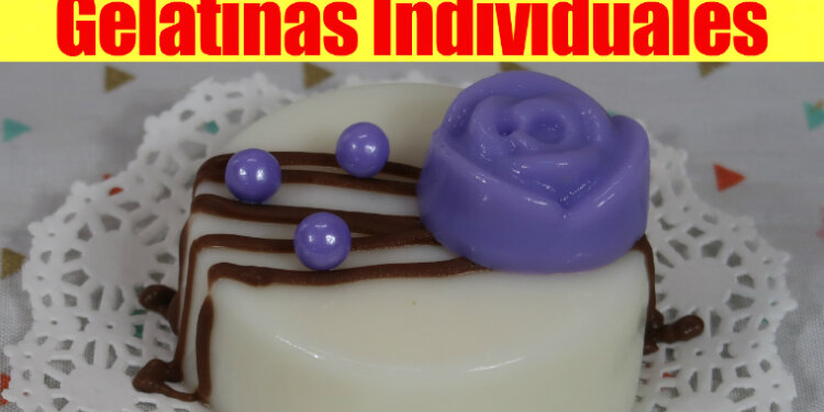 Gelatinas con Flores para el Dia de las Madres Individuales – Recetas en Casayfamiliatv