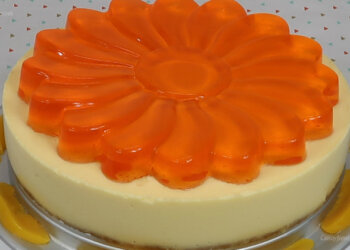 Postre 2 en 1 | Cheesecake y Gelatina de Durazno | Recetas en Casayfamiliatv