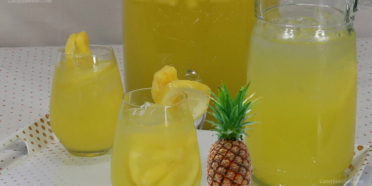 Limonada de Piña - Bebida Super Refrescante - Recetas en Casayfamiliatv - Recetas en Casayfamiliatv Limonada de Piña – Bebida Super Refrescante – Recetas en Casayfamiliatv
