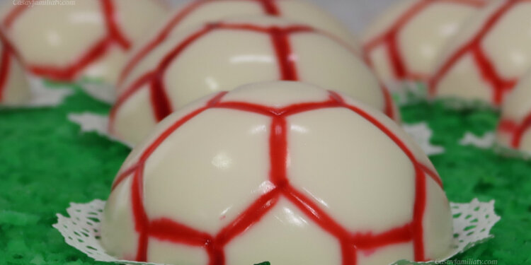 Gelatinas de Balones de Fútbol Individuales | Para Fiestas Infantiles | Recetas en Casayfamiliatv