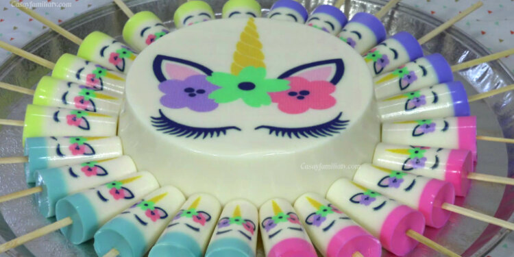 Gelapaletas & Gelatina de Unicornio Para Fiestas Infantiles - Recetas en Casayfamiliatv - Recetas en Casayfamiliatv Gelapaletas & Gelatina de Unicornio Para Fiestas Infantiles – Recetas en Casayfamiliatv